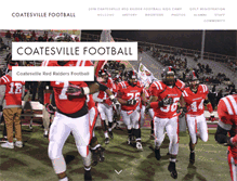 Tablet Screenshot of coatesvillefootball.com